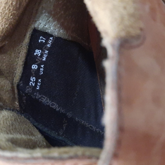 Andrea Brown Suede Zip side Low Boot - Picture 4 of 6